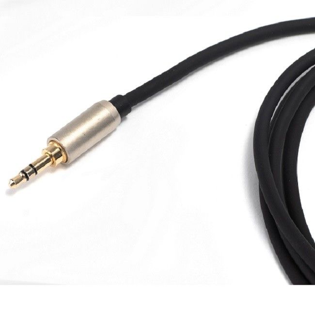 3.5mm Männlich bis Dual RCA Männlich Y Audio Kabel Schwarz Verschiedene Kabellänge