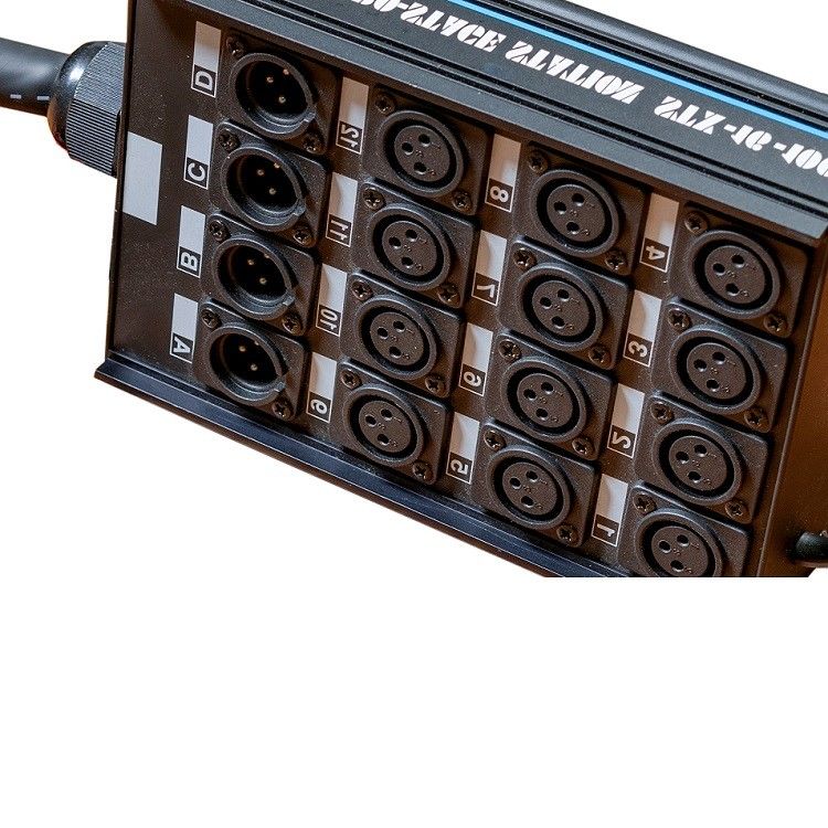 20 Kanal Schlange Kabel Niedrigprofil XLR Send Leiterplatte XLR Splitter 100 Fuß