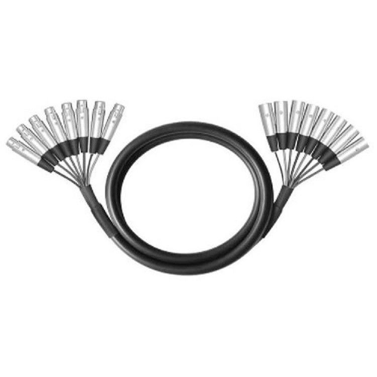 8 Wege Multicore-Kabel XLR Männlich zu XLR Weiblich 8 Kanal Schlange Kabel