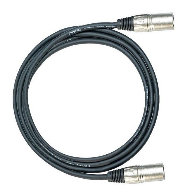 3 Pin-XLR-Mikrofonkabel Männlich-Frauen-Mikrofonkabel Schwarzes XLR-Kabel