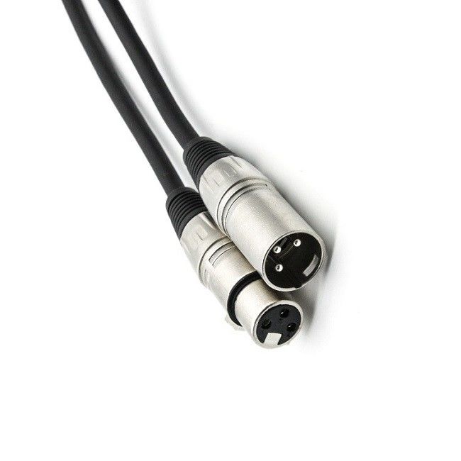 3 Pin-XLR-Mikrofonkabel Männlich-Frauen-Mikrofonkabel Schwarzes XLR-Kabel