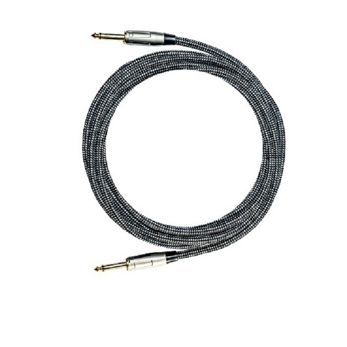 6.35mm Gitarrenkabel Instrument Patch Kabel Nylon geflochten gerade zu gerade Verstärkerkabel