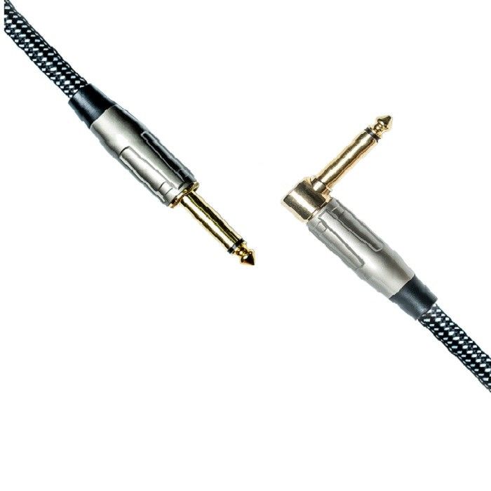 100% OEM Gitarrenkabel Instrument Patch Kabel Tweed Stoff Gerade zum Winkel Verstärkerkabel