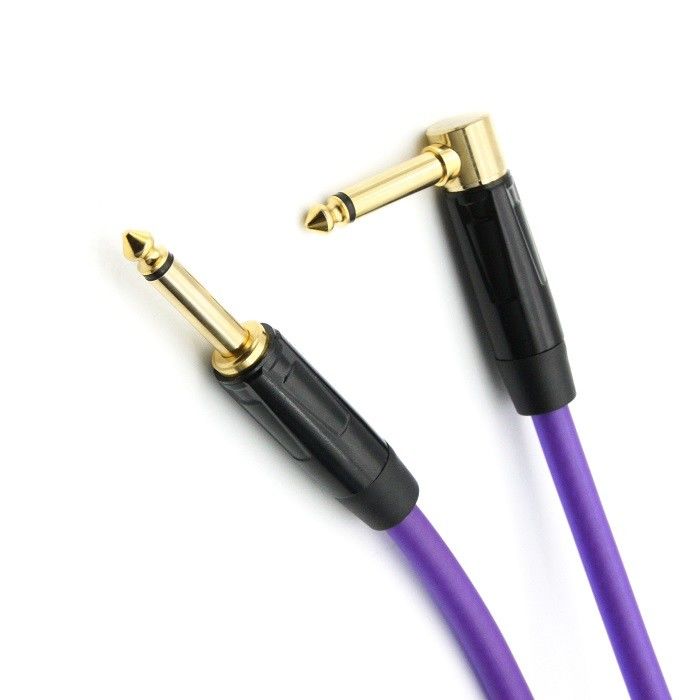 10ft Gitarren-Audio-Kabel für Elektro-Gitarre Gerade zum Winkel Verstärkerkabel Gitarrenkabel