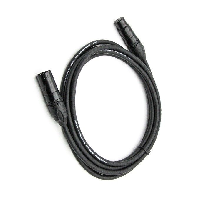 AWG 24 XLR Mikrofonkabel Schwarz XLR Männlich auf XLR Weiblich Mikrofonkabel für Mixer