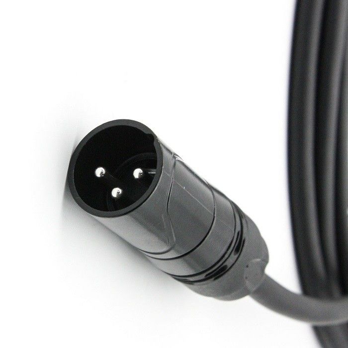 AWG 24 XLR Mikrofonkabel Schwarz XLR Männlich auf XLR Weiblich Mikrofonkabel für Mixer