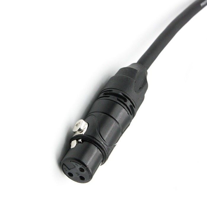 AWG 24 XLR Mikrofonkabel Schwarz XLR Männlich auf XLR Weiblich Mikrofonkabel für Mixer