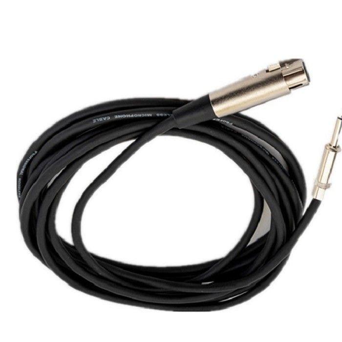 XLR-zu-XLR-Mikrofonkabel 1/4 Zoll 10 Fuß XLR-Kabel männlich-weiblich Mikrofonkabel