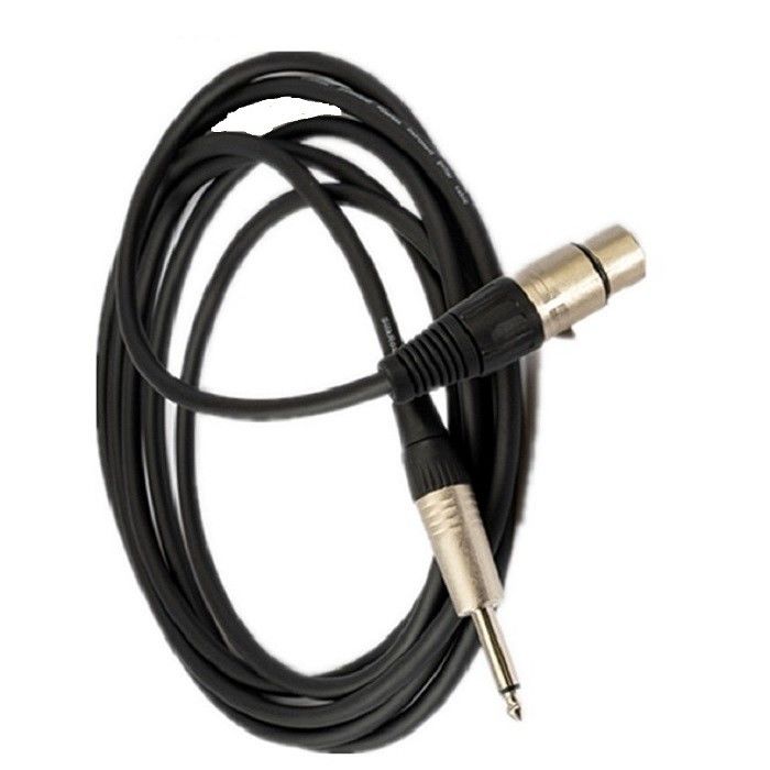 1/4-Zoll-Mikrofonkabel 10 Fuß XLR-Kabel XLR-Mann-zu-XLR-Frauen-Mikrofonkabel