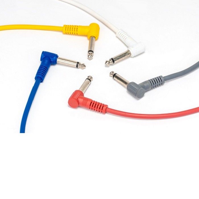 Gitarrenpatchkabel mit individueller Länge 6 Farbenpackung 1/4 