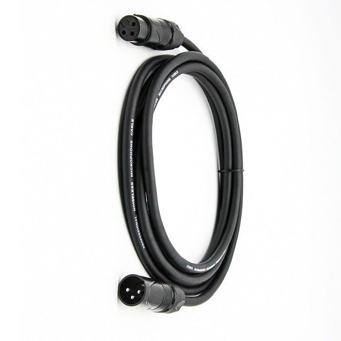 5m 6m XLR-Mikrofonkabel OFC-Leiter-Mikrofonkabel 3 Pins XLR-XLR-Schwarzdraht