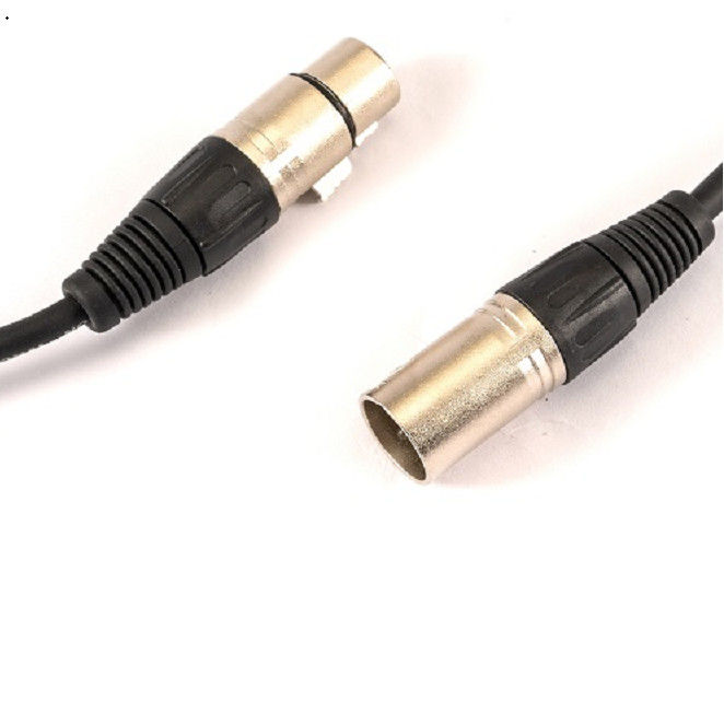 Schwarze XLR-Mikrofonkabel Männlich-Frauen-Mikrofonkabel Leads für Mikrofonmixer