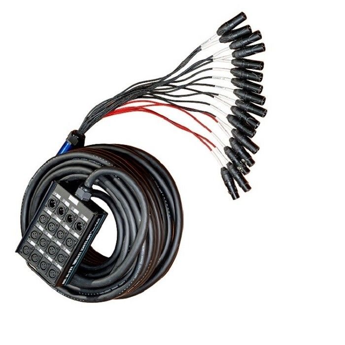 Multi-Channel Audio Xlr Snake 100ft 16 Kanäle Kabel XLR Splitter Kabel zum Aufnehmen