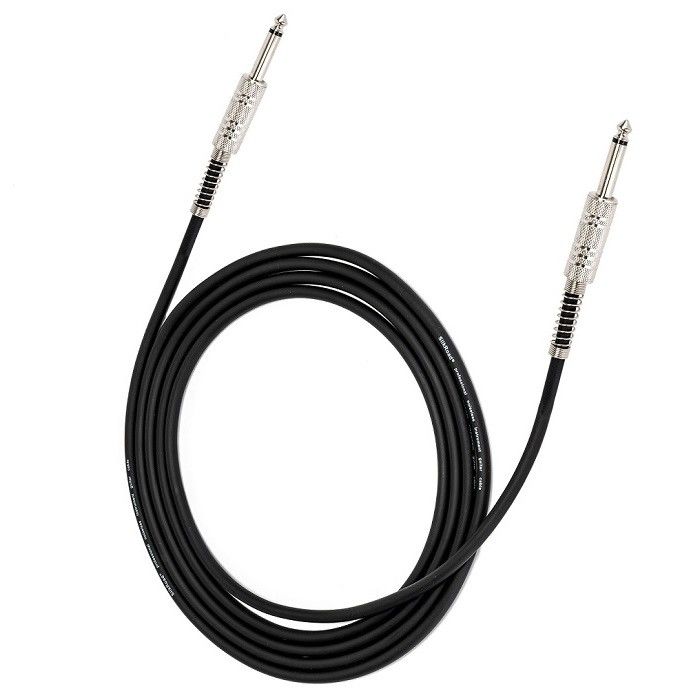 5.5mm 3m Audio Draht Instrument Kabel Verstärker Schnur für Bassgitarre 1/4 Zoll gerade