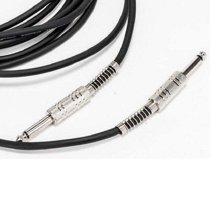 Kabel für Audio-Strom-Instrument Verstärker-Schnur für Bass Schwarze Gitarrenkabel 1/4 Zoll