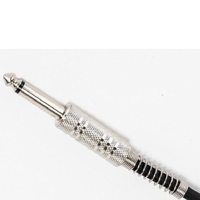Schwarzes Gitarren-Audio-Kabel Verstärker-Schnur für Bass Schwarzes Gitarrenkabel 1/4 Zoll 6,35 gerade