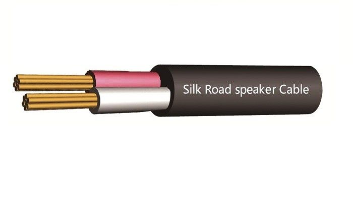 5.5mm Lautsprecher Audio-Kabel 1/4 Zoll Kabel 6.35mm gerade schwarzes Rhodium-Lautsprecherkabel