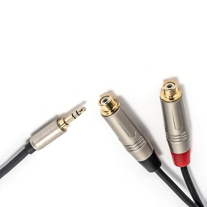 3.5 mm Y Splitter Kabel zu RCA Y Audio Kabel 3,5 mm Stereo zu 2 * RCA für Lautsprecher
