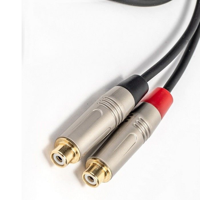 Audio Y Splitter Kabel 3,5 mm Stereo zu Dual RCA für Lautsprechermixer