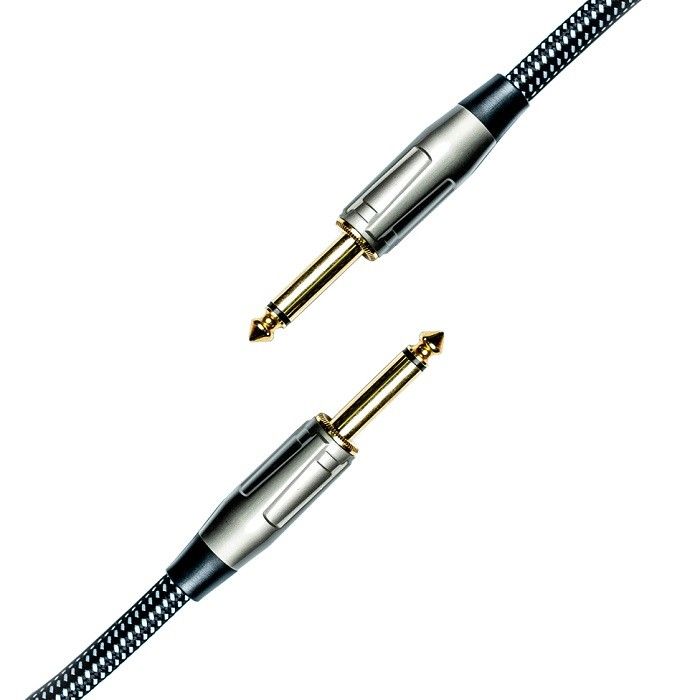 Elektro-Gitarren-Audio-Kabel Nylon geflochten Instrument-Patch-Kabel 1/4 Zoll Verstärker-Kabel