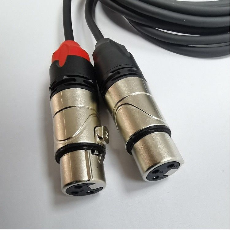 DAC C zum doppelten XLR-Frauen-Audiokabel Y-Splitter eingebaut leistungsstarker DAC-Chip