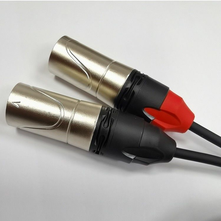 DAC C zu Dual XLR Männlichem Audiokabel Y Splitter eingebaut in leistungsstarken DAC Chip